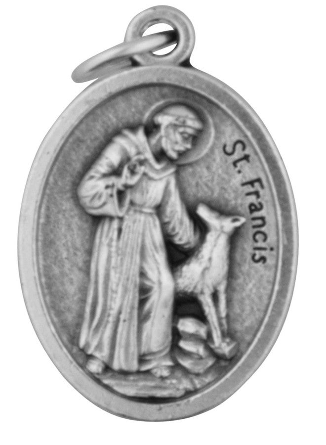 Venerare 1″ Saint Francis Pet Medal — Made in Italy | Collar Charm to Bless & Protect Your Pet (1) - Image 1